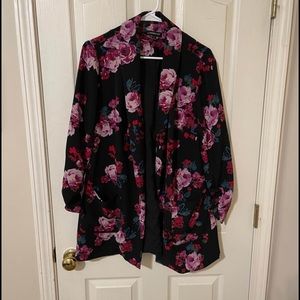 Lane Bryant floral blazer